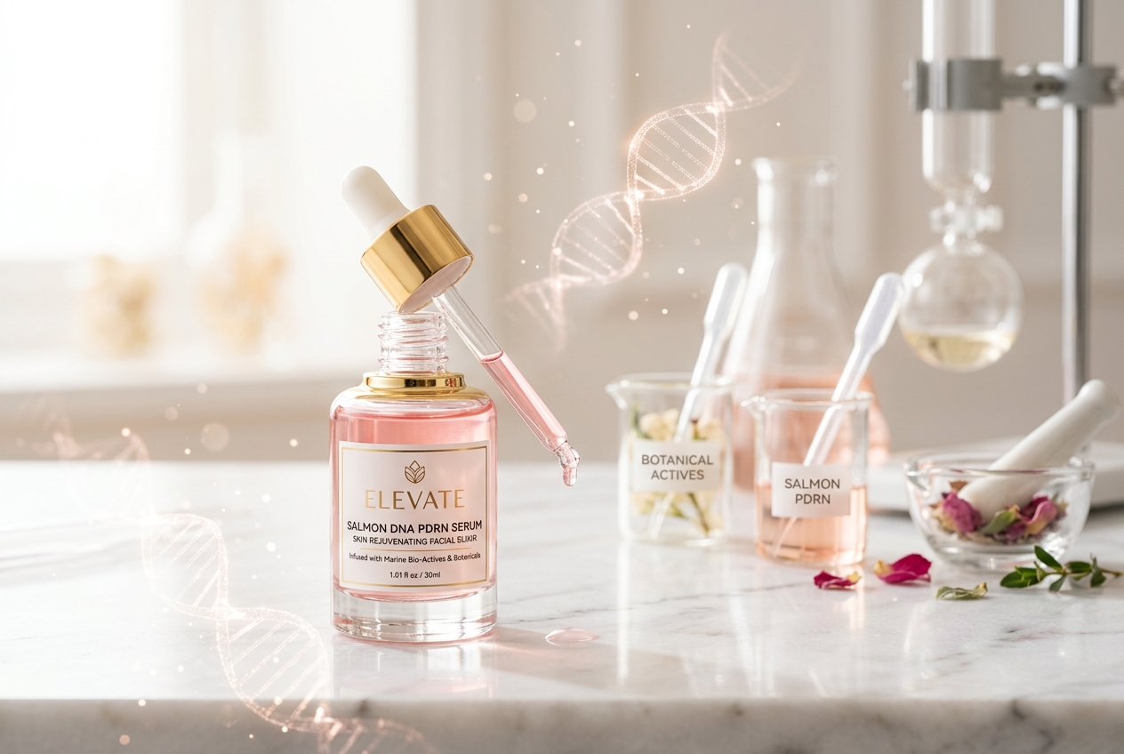 Tren Peptides dan PDRN dalam formulasi serum anti-aging modern maklon PDM Beauty Lab
